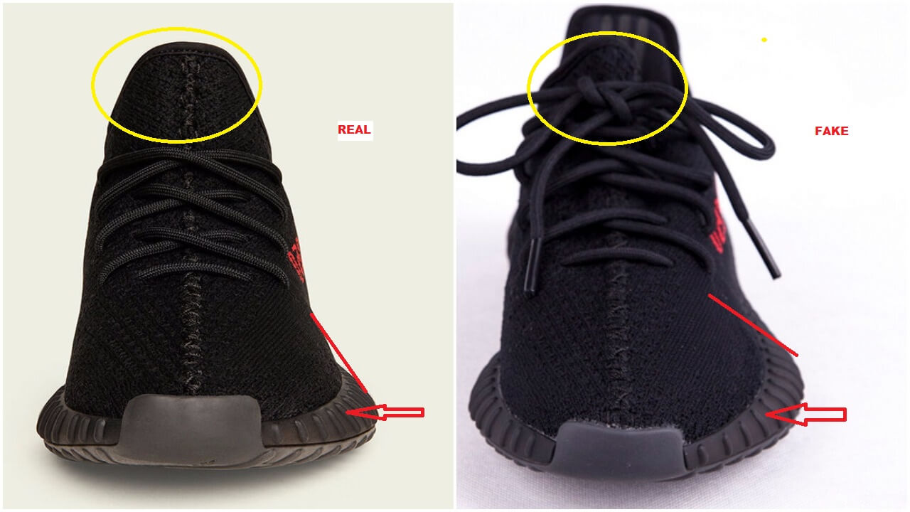 fake yeezys red and black