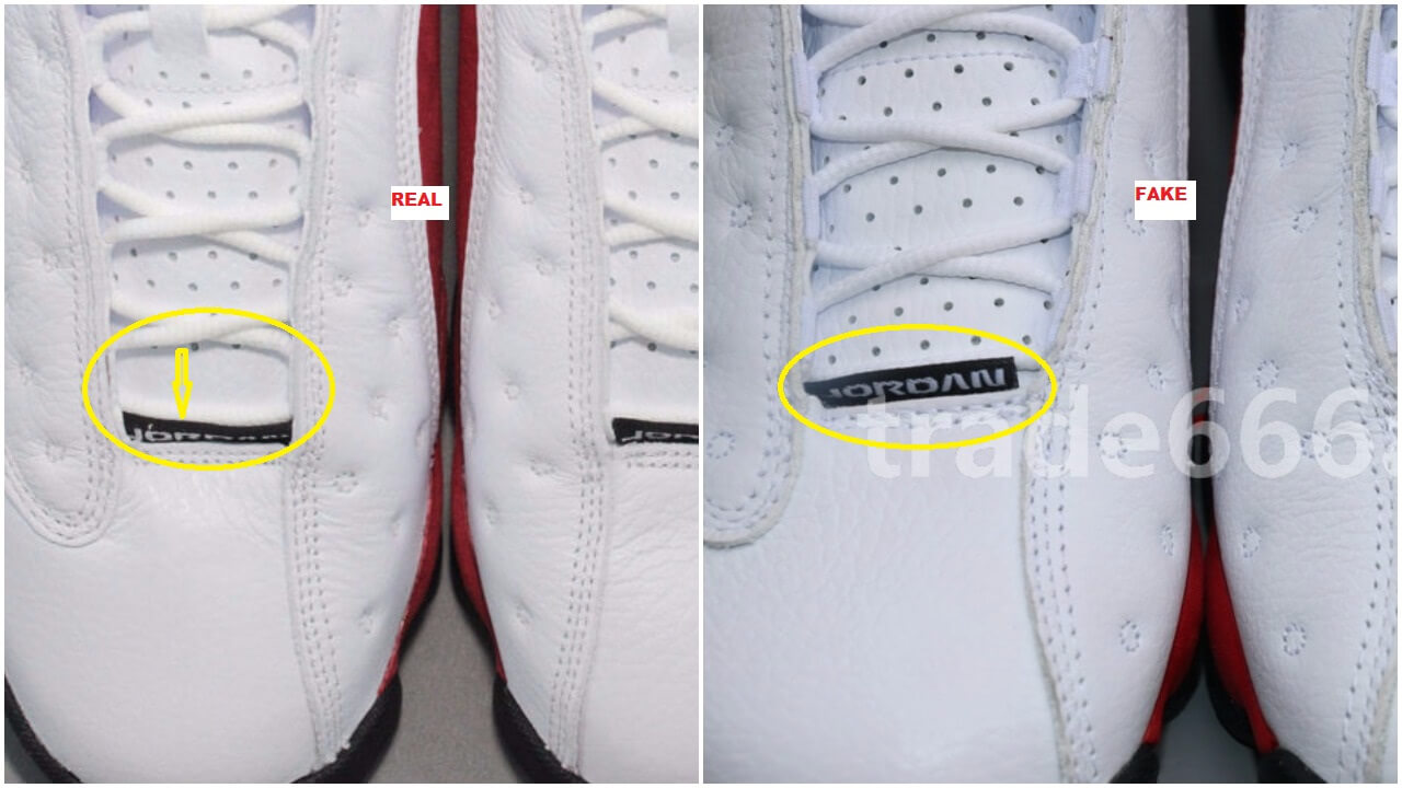 how to tell if your jordan 13 are fake