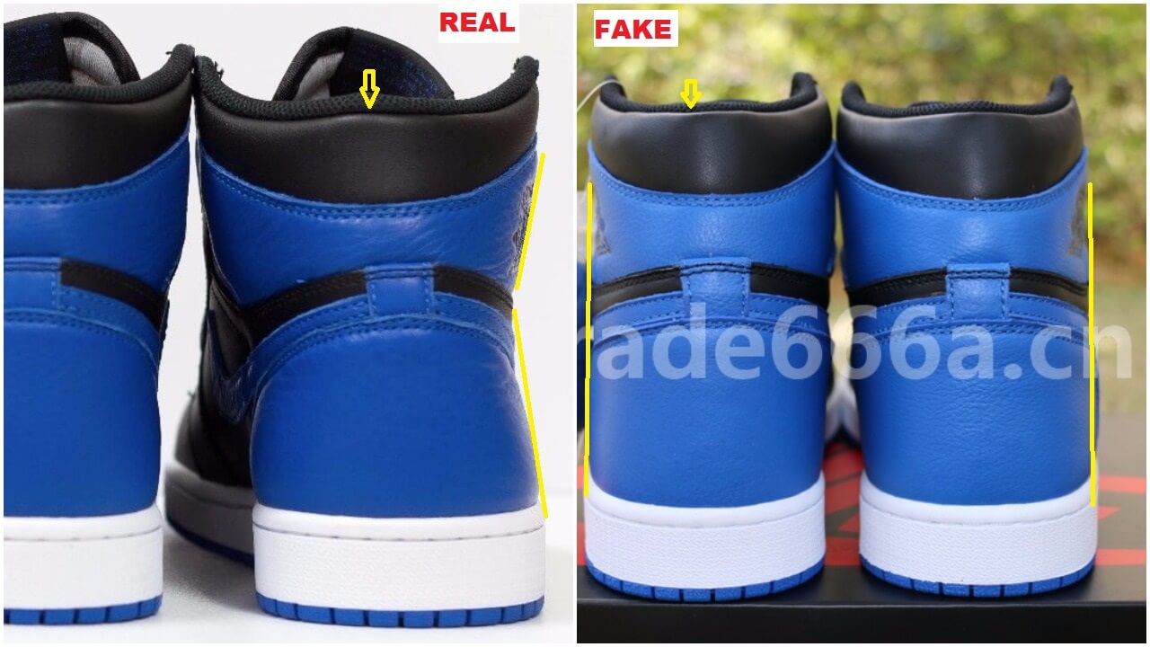 how to tell if jordan 1 royal toes are fake