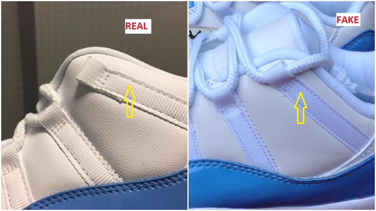 how to tell if jordan 11 are fake