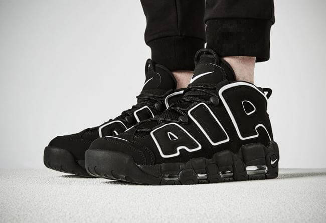 air more uptempo black and white