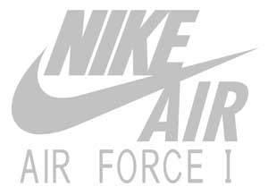 nike air force 1 logo