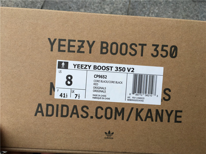 Watch Out For The Fake Adidas Yeezy Boost 350 V2 Black Red CP9652 ...