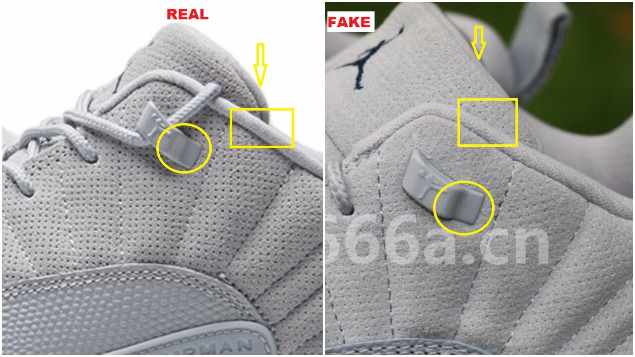 How To Spot & Identify The Fake Air Jordan 12 Low Easter