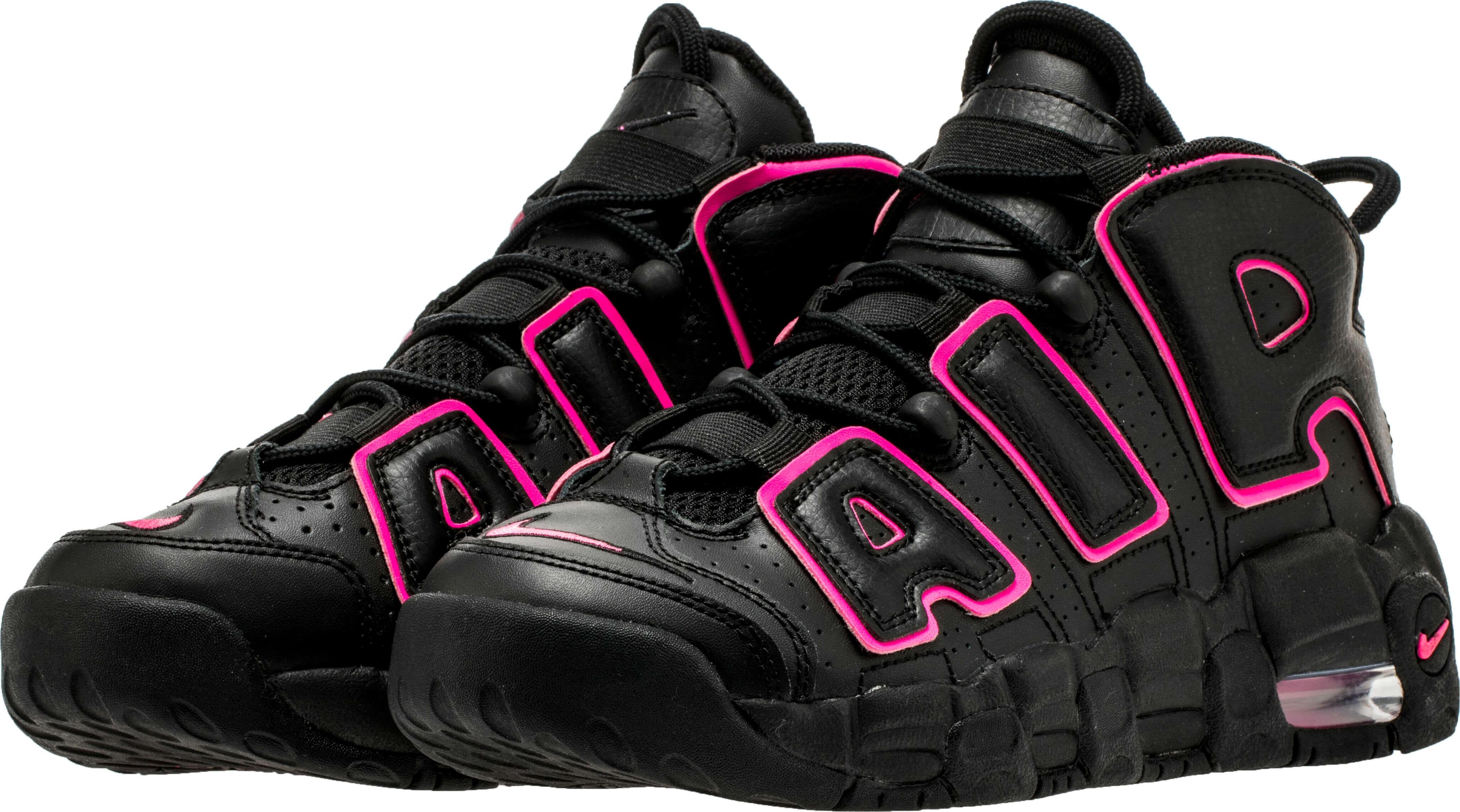 Nike Air More Uptempo GS Black Pink 415082 003 2 1