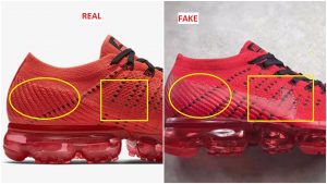 how to know if vapormax are fake