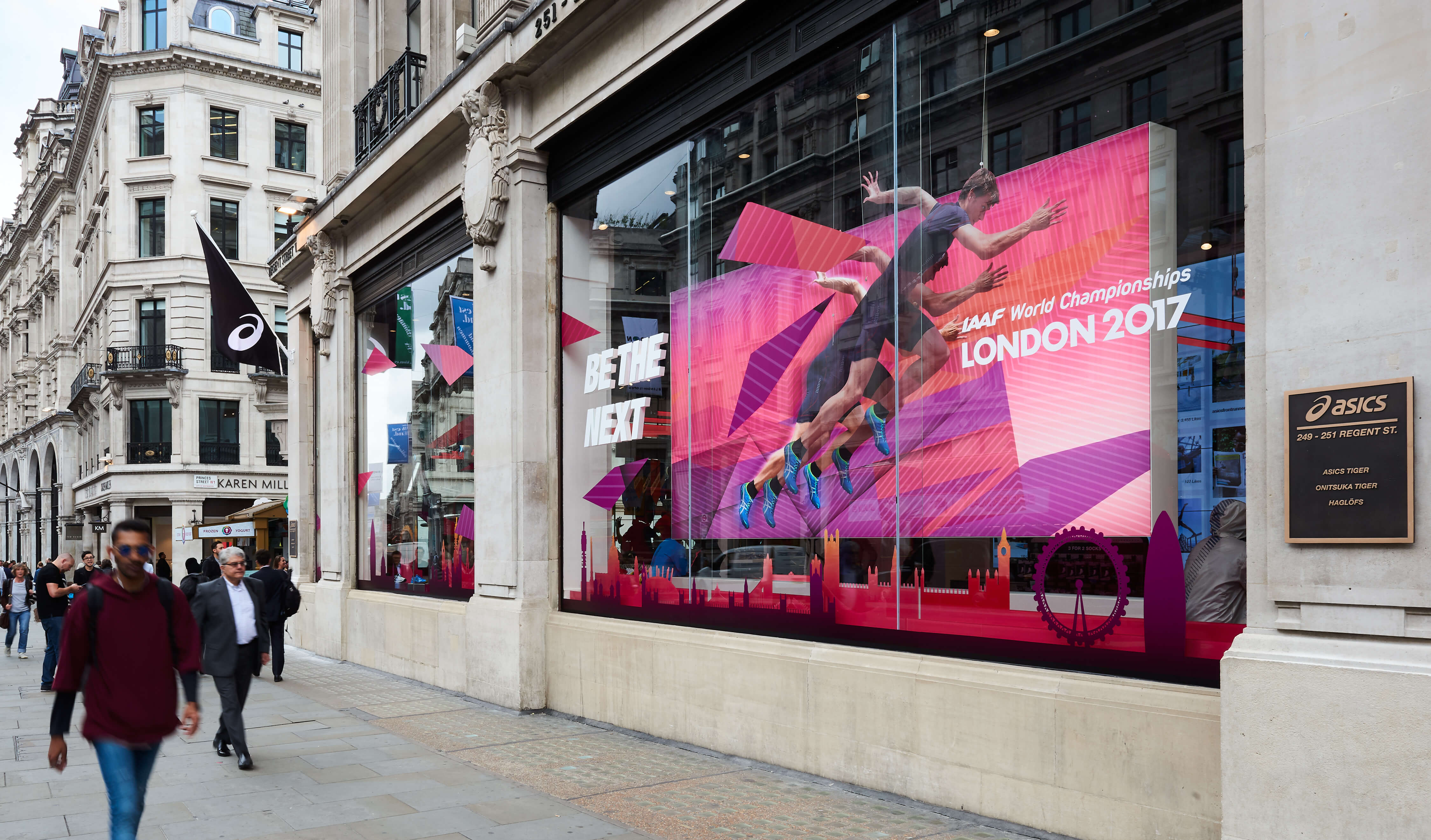ASICS Takes On The World Via Regent Street In London – ARCH-USA
